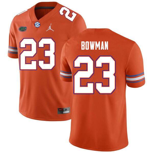 Men #23 Demarkcus Bowman Florida Gators College Football Jerseys Sale-Orange